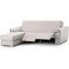 ECOMMERC3 Chaise Long Bankovertrek, links, gewatteerd, antislip, beige