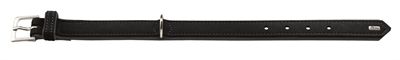 Hunter Halsband Softie Kunstleder Nubuck Look Zwart - Halsband voor dieren