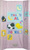 Tataway Warner Bros Looney Tunes commode met zijkanten en afbeeldingen van Titti en Silvestro, aankleedkussen voor kinderen, afmetingen 81 x 50 x 9,5 cm