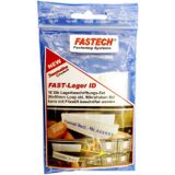 FASTECH® 610-010-Bag Markeringsveld klittenband Om vast te plakken Wit 10 stuk(s)