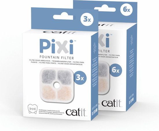 Catit - Pixi Drinkfontein Filters - 3 stuks - Kat