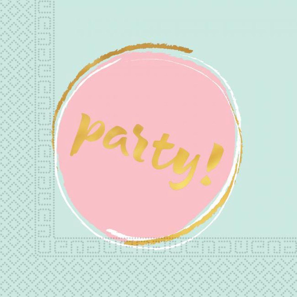 Party Servetten Pastel 33cm 20st