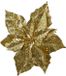 Decoris Kaemingk B.V. Kerstboomversiering Kerstster - 23 cm - goud glitter - op clip - ornament - ster