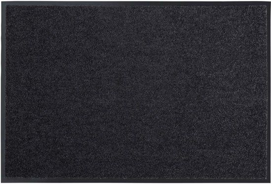 Hanse Home Deurmat Wash & Clean Wasbaar 60x180 cm Zwart