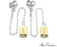 Mister Babache Jongleerbal 7 cm argent/jaune