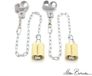 Mister Babache Jongleerbal 7 cm argent/jaune