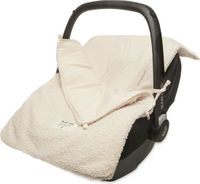 Jollein Voetenzak voor Autostoel & Kinderwagen (Boucle - Naturel) - 42x82cm