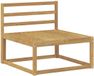 vidaXL Buiten Midden Sofa Wit 79 x 83 x 73 cm