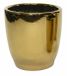Mega Collections Bloempot Emperor High - rond - goud - D39 x H42 cm - glans