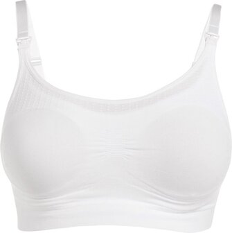 Noppies Comfortabele naadloze voedingsbh - White - Maat M/L