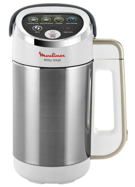 Moulinex Easy Soup LM841B10 Soepmaker - 3L - Wit/RVS