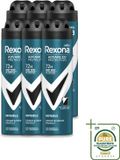 Rexona Men Advanced Protection Invisible Deodorant Spray - 150 ml - 6 stuks