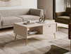 ROSSE table basse 1 porte battante 87 cm cachemire