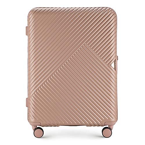 WITTCHEN Koffer Zwart Middelgroot - Harde Schaal - 8 Wielen - Cijferslot - 3,4 kg