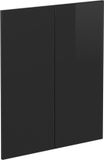 Vicco R-Line Keukenfront – 59.2 x 71.3 cm meubelfront voor de onderkast Zwart hoogglans