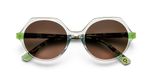 Etnia Barcelona Lunettes de soleil Fontana Unisexe Havane Rondes Marron 54mm