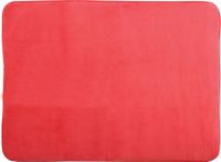 MSV Badkamerkleedje/badmat tapijt - rood - 50 x 70 cm - Microfiber