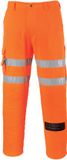 Portwest Spoorweg Combat Broek RT46 - Oranje Lang - S