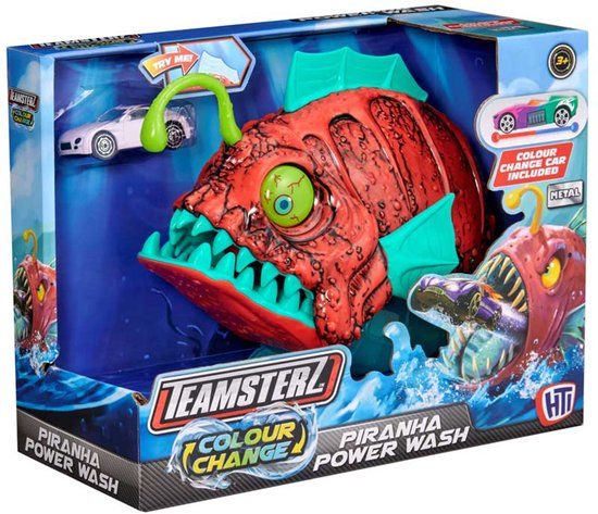 Teamsterz Speelgoed auto kleurveranderende Piranha Power Playset