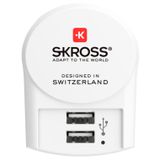 Skross 1302421 - Oplader voor mobiele apparatuur - Wit