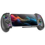 Mars Gaming MGPXPRO, Gamepad Bluetooth 5.0 2in1, Smartphonehouder tot 7", Hall Effect magnetische joysticks en triggers, Macro- en Turbo-knoppen, PS4|Switch|Switch 2|PC|Android|iOS 13.0+, Zwart