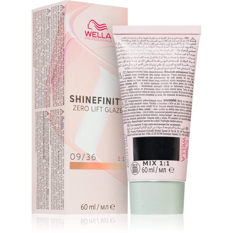 Wella Professionals Wella Shinefinity Zero Lift Glaze 60ml 09/36