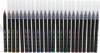Milan Set Marqueurs Pinceau 24 Pièces Multicolore