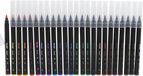 Milan Set Marqueurs Pinceau 24 Pièces Multicolore