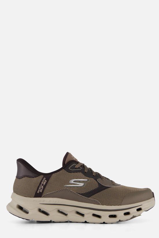 Skechers Go Walk Glide-Step 2.0 Heren Instappers Bruin