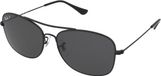 Ray-Ban RB3799 002/48 Zwart Kunststof Glas Bruin Volwassenen Vrouwen