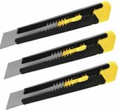 Stanley Handgereedschap STANLEY Tripack Afbreekmes 18mm