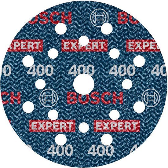Bosch Professional Bosch EXPERT O780 folieschuurschijf 125 mm K400 50 stuks