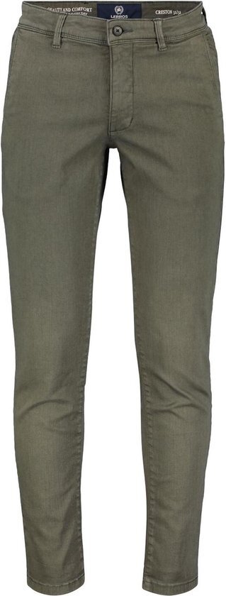 Lerros Jeans Chino Met Stretch 2009114 659/aged Olive Mannen Maat - W33 X L34
