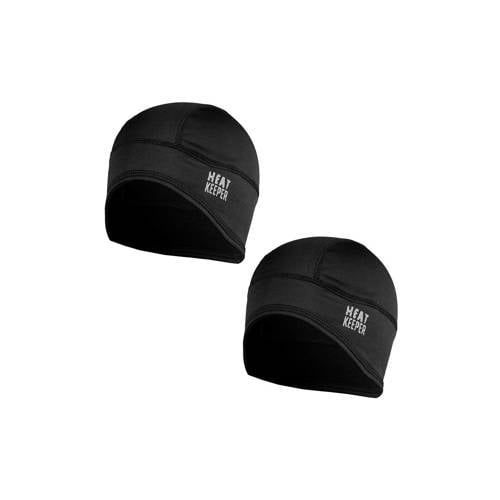 Heatkeeper thermo muts - zwart (set van 2)