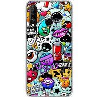 1001 coques Huawei P30 Lite Graffiti 2 Bedrukt siliconen hoesje