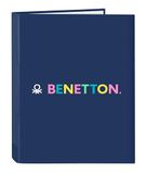 2141 Benetton Ringmap Cool Marineblauw A4