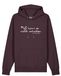 Watapparel Sweatshirt donkerrood / wit