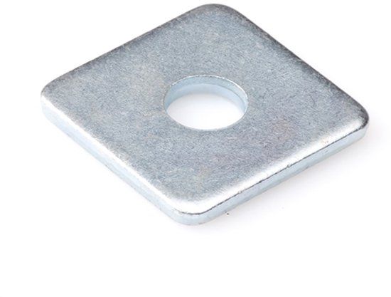 WAELBERS Volgplaten Vierkant Verzinkt M20 50x50x4mm - 100 stuks