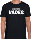 Bellatio Decorations Ik ben trotse vader - t-shirt zwart voor heren - papa kado shirt / vaderdag cadeau L