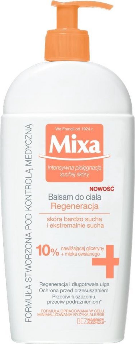 Mixa MIXA_Intensywna Pielegnacja Suchej Skóry regeneruj¹cy balsam do cia³a skóra bardzo sucha i ekstremalnie sucha 400ml