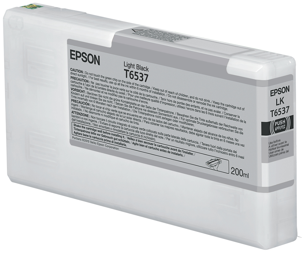 Epson   T6537 Light Black Ink Cartridge (200ml)