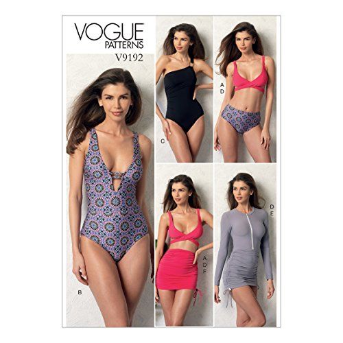 Vogue Patterns 9192E5 - Sewing Pattern - Top, Swimsuit, Pants & Throw - Sizes 42-50