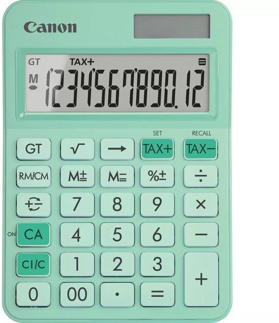 Canon LS-125KB bureaurekenmachine groen