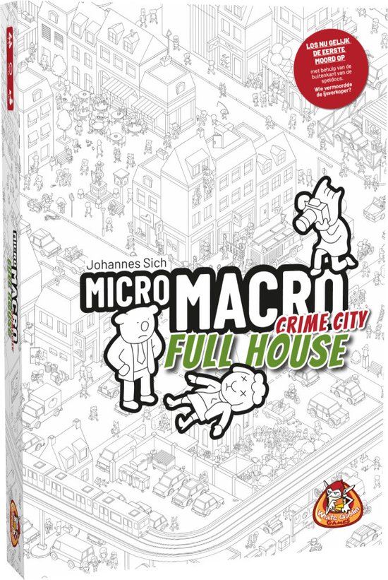 White Goblin Games MicroMacro: Crime City - Full House - Kaartspel - Nederlandstalig