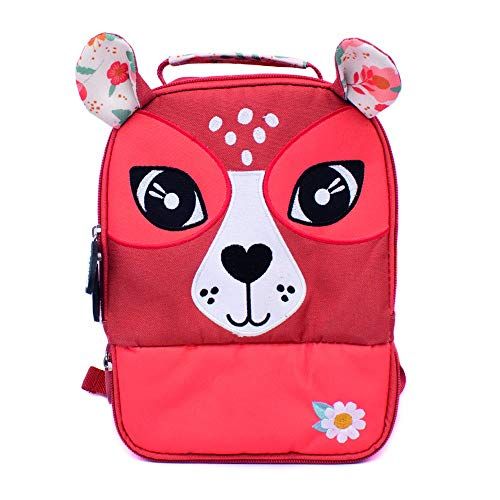 Les Déglingos Mélimelos la Biiche Koeltas voor baby's, lunchtas voor kinderen, bagage, eten en kinderen, schouderriem, picknicksnacks, PEVA-isolatie, gerecycled polyester