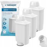 Wessper waterfilter patronen AQUAINTENSE voor volautomatische koffiemachine, vervangingsfilterpatroon compatibel met Saeco CA6702/00, Brita Intenza, Philips - 3-pack