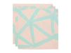 Nordic Nest Marimekko Serviette en tissu Ukkospilvi 43x43 cm, lot de 3 Pêche-menthe