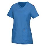 BP Damesjasje met doorglipsluiting, lichtgewicht, katoen, azuurblauw, XL