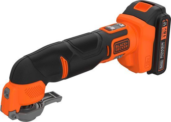 BLACK+DECKER BDCOS18D1K-QW Oscillerende Multitool - 18V - Incl. Koffer