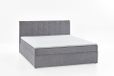Atlantic Home Collection Boxbed ALVA incl. matras en topper, grijs, 180 x 200 cm